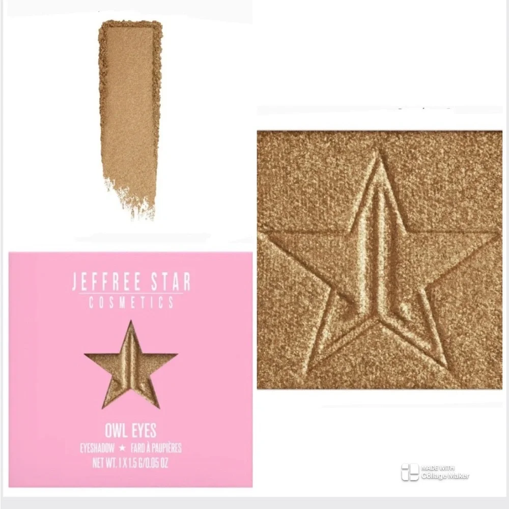 Jeffree Star Owl Eyes Gold Eyeshadow NWT